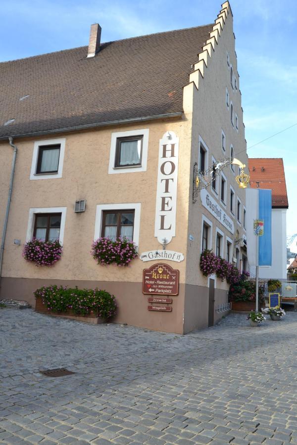 Hotel-Gasthof Krone Greding Buitenkant foto